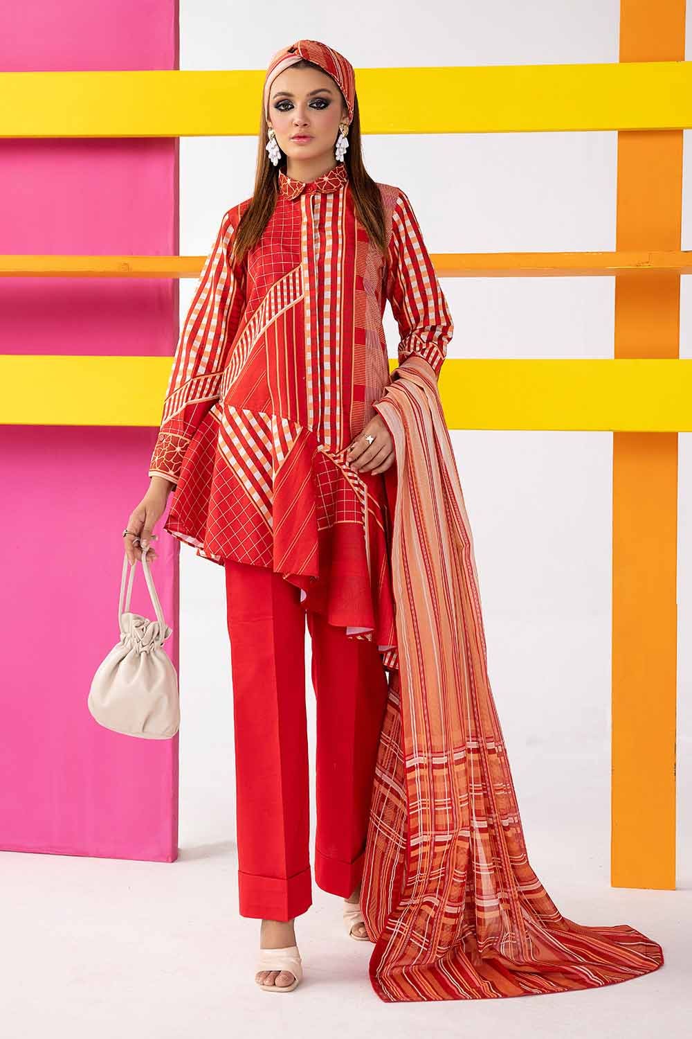 Gul Ahmed Printed Lawn Unstitched 3Pc Suit CL-42147 👌🔥✨