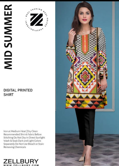 SHIRT PIECE KURTI LAWN COTTON