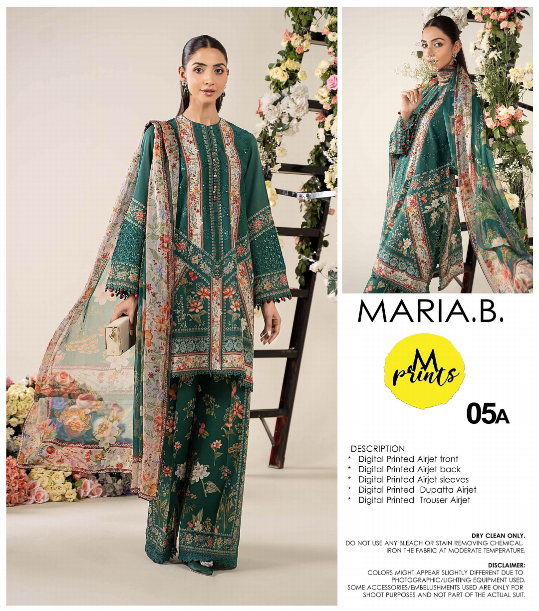 MARIA.B Unstitched Lawn 3 Pieces in Wholesale Price 🔥❤️