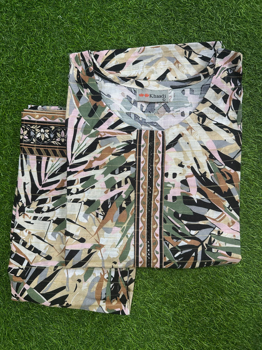 Khaadi White Multi Stitch 2Pcs