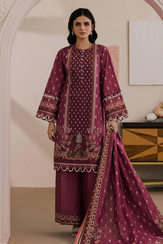 Zellbury D.C:-WUS26X31027  Printed Lawn 3Pcs Collection