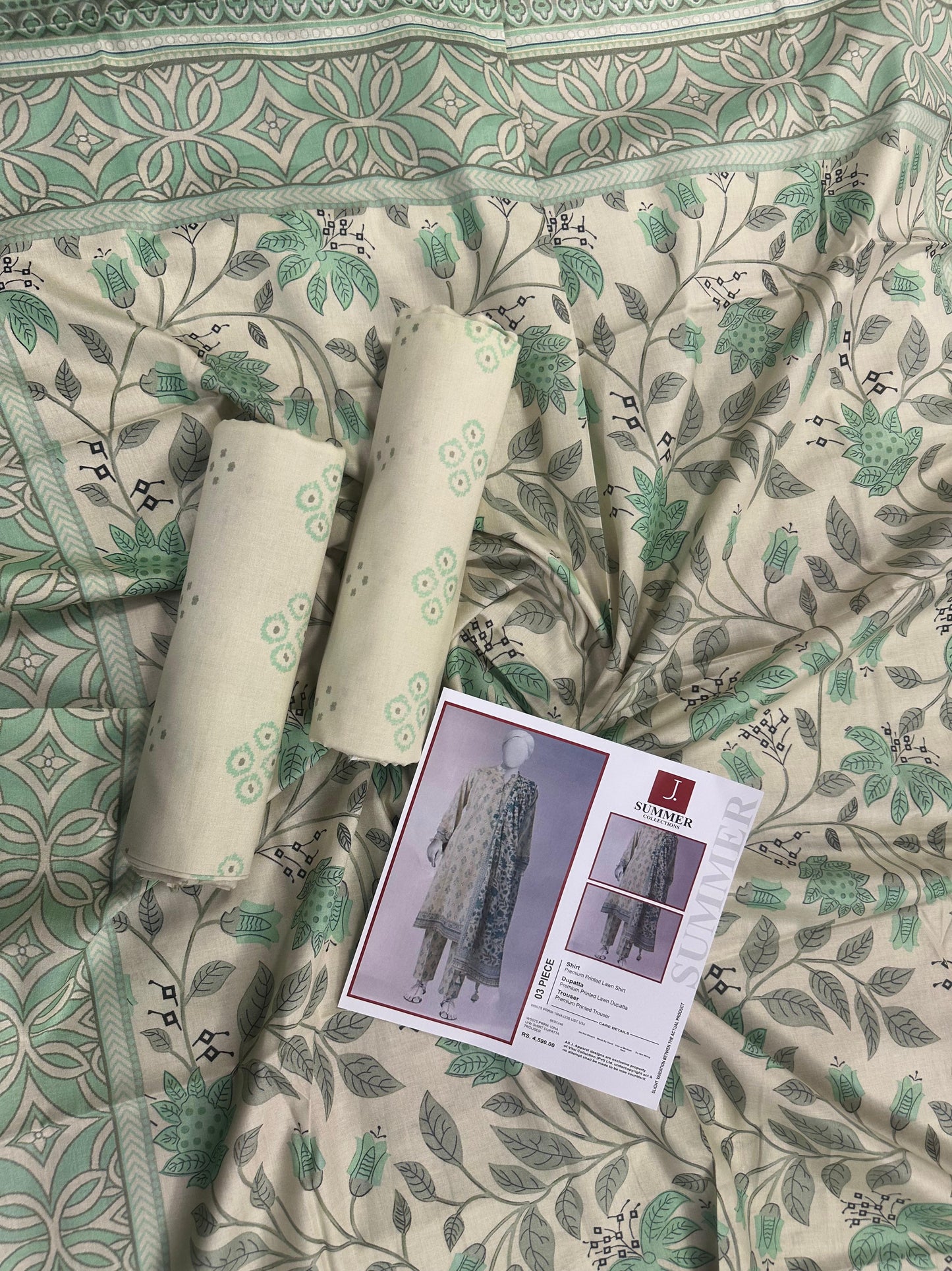 Junaid Jamshed Inspired J. Digital Printed Lawn 3 Piece Unstitched Collection