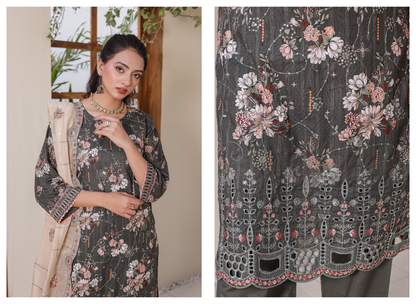 🌸 🌹 MTF – ROSE & VOGUE ✨ Digital Printed Doria Embroidered Laserkari Cotton 2025
Collection ✨