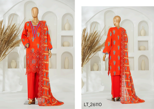 🌟🌿NISHAT LASERKARI – Embroidered Luxury Collection 2026🌿🌟
✨ Buy Lucky Textile Alert ✨ Design# LT_26110