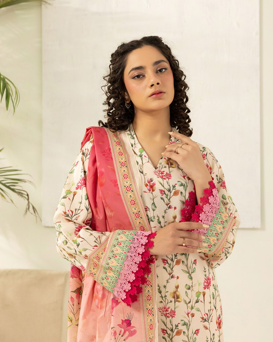 ZELLBURY Unstitched Lawn Collection 2026 Design #WUS26X30614