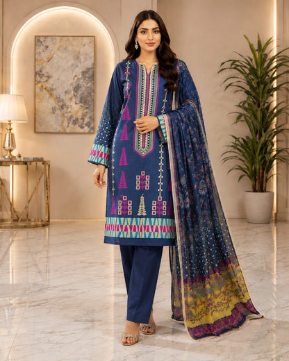 Bonanza Satrangi 2PCs Lawn Collection