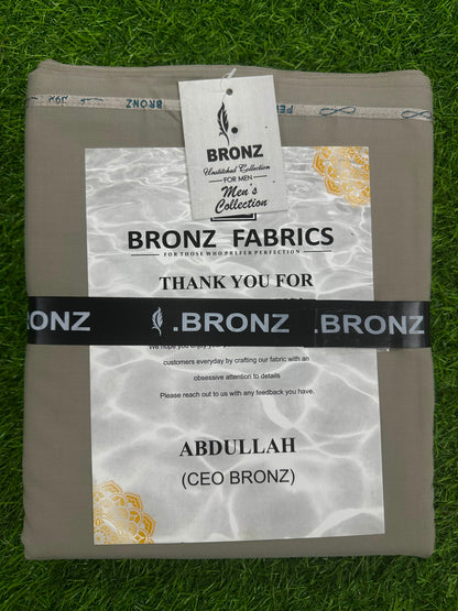 BRONZ KHAKI MEN'S WASH & WEAR COLLECTION