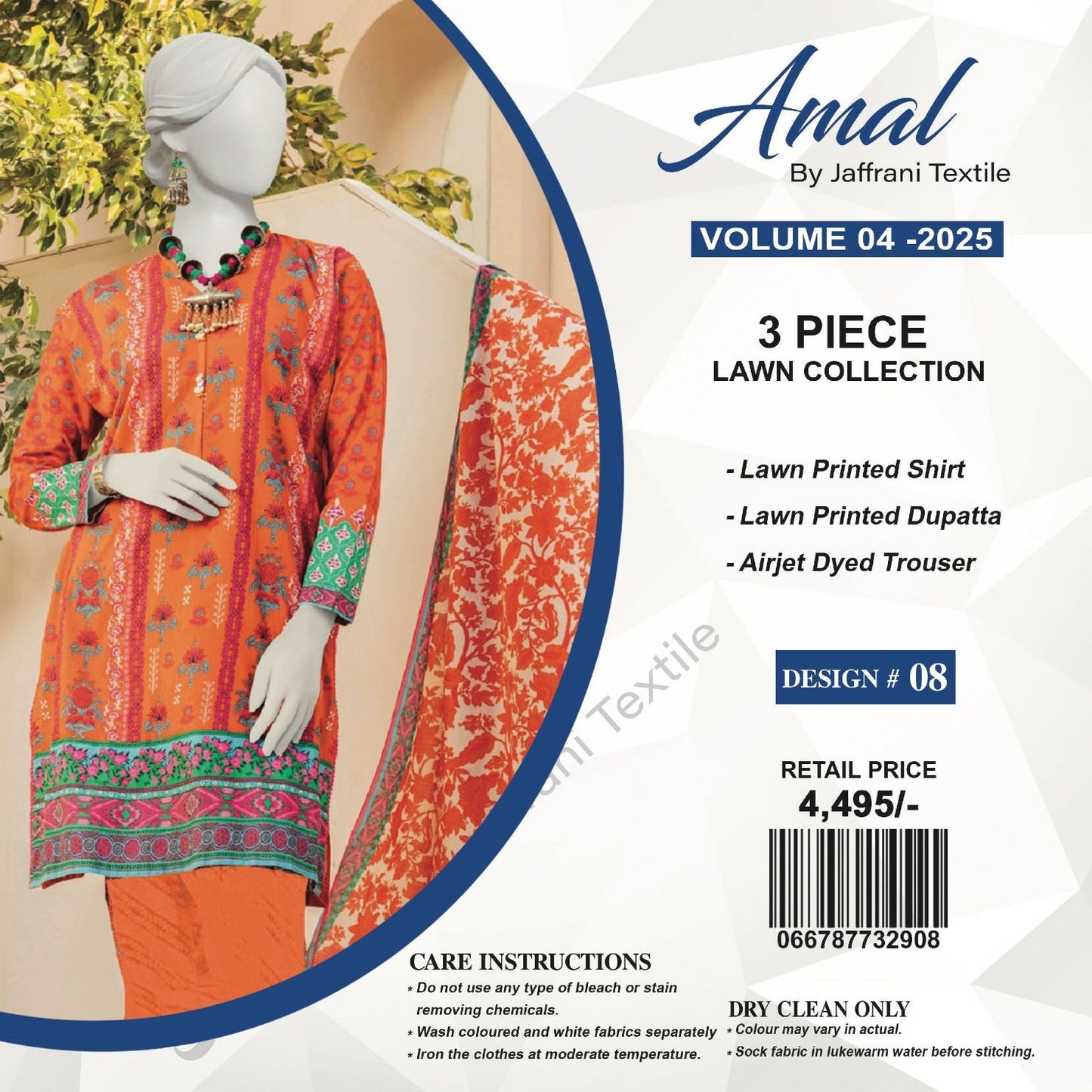 Amal By Jaffarani Orange 3PCS