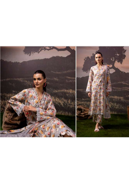 ✨🌿 SALINA SEPARATES – DIGITAL PRINTED LAWN COLLECTION 🌿✨ Design #1
Vol 1 – 2026 | By Regalia Textile