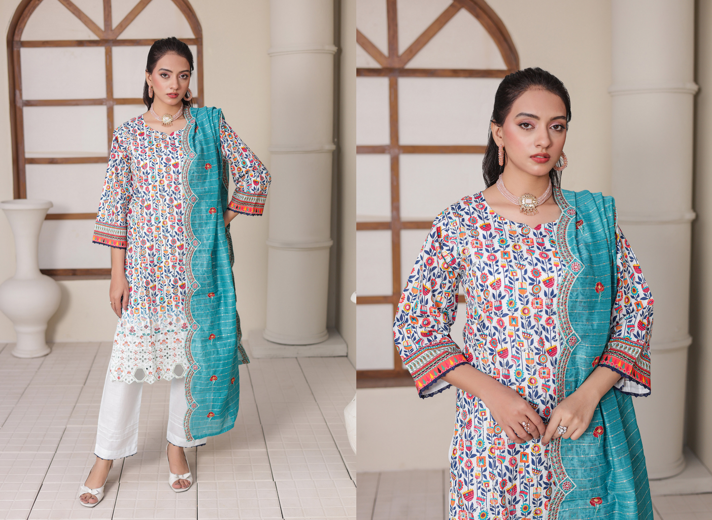 🌸 🌹 MTF – ROSE & VOGUE ✨ Digital Printed Doria Embroidered Laserkari Cotton 2025
Collection ✨