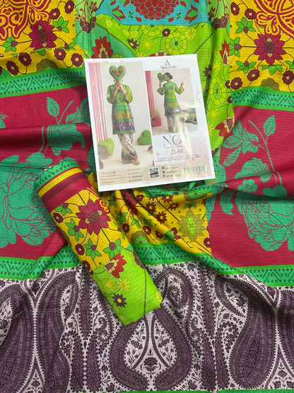 Almeerah - NOA 2 Pcs Unstitched collection Design No 14
