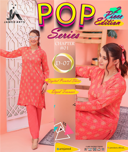 POP (S+T) Series Collection By Jawed Arts ®️ Chapter #01 Design No: 7