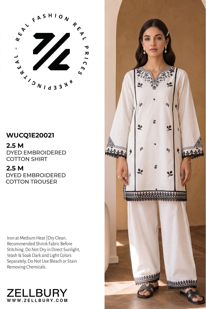 Zellbury (D.C:- WUCQ1E20021) 2Pcs Emb