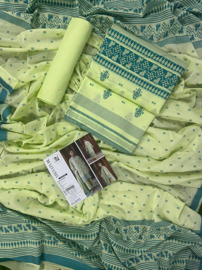 Zellbury Signature Jacquard Unstitched 3PCs Collection D-C:- WUS26X30859