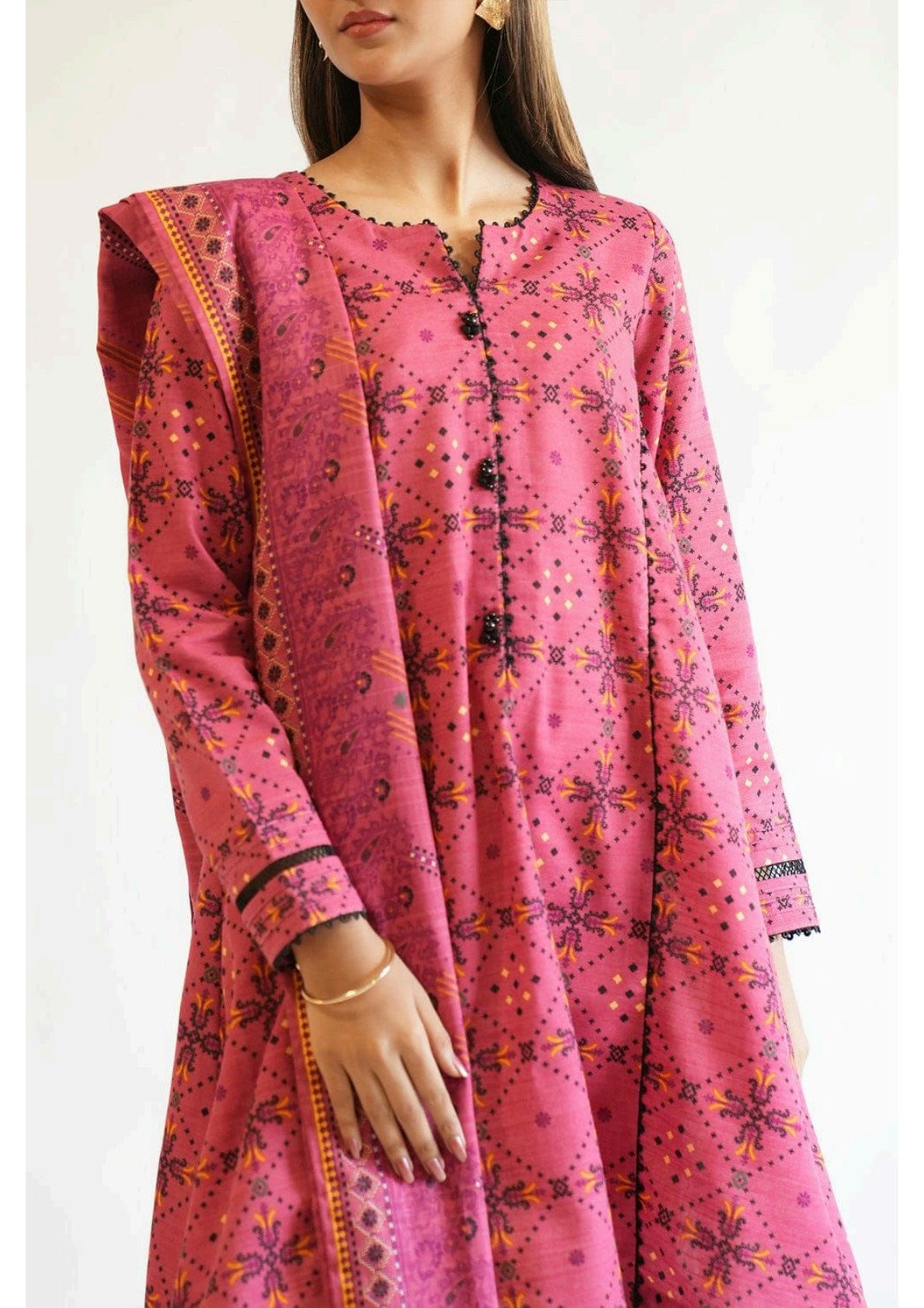 Saya 100% Original Cotton Khaddar 3P