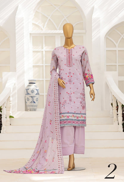 MTF – FITRUS 3pcs Unstitched Embroidery Collection