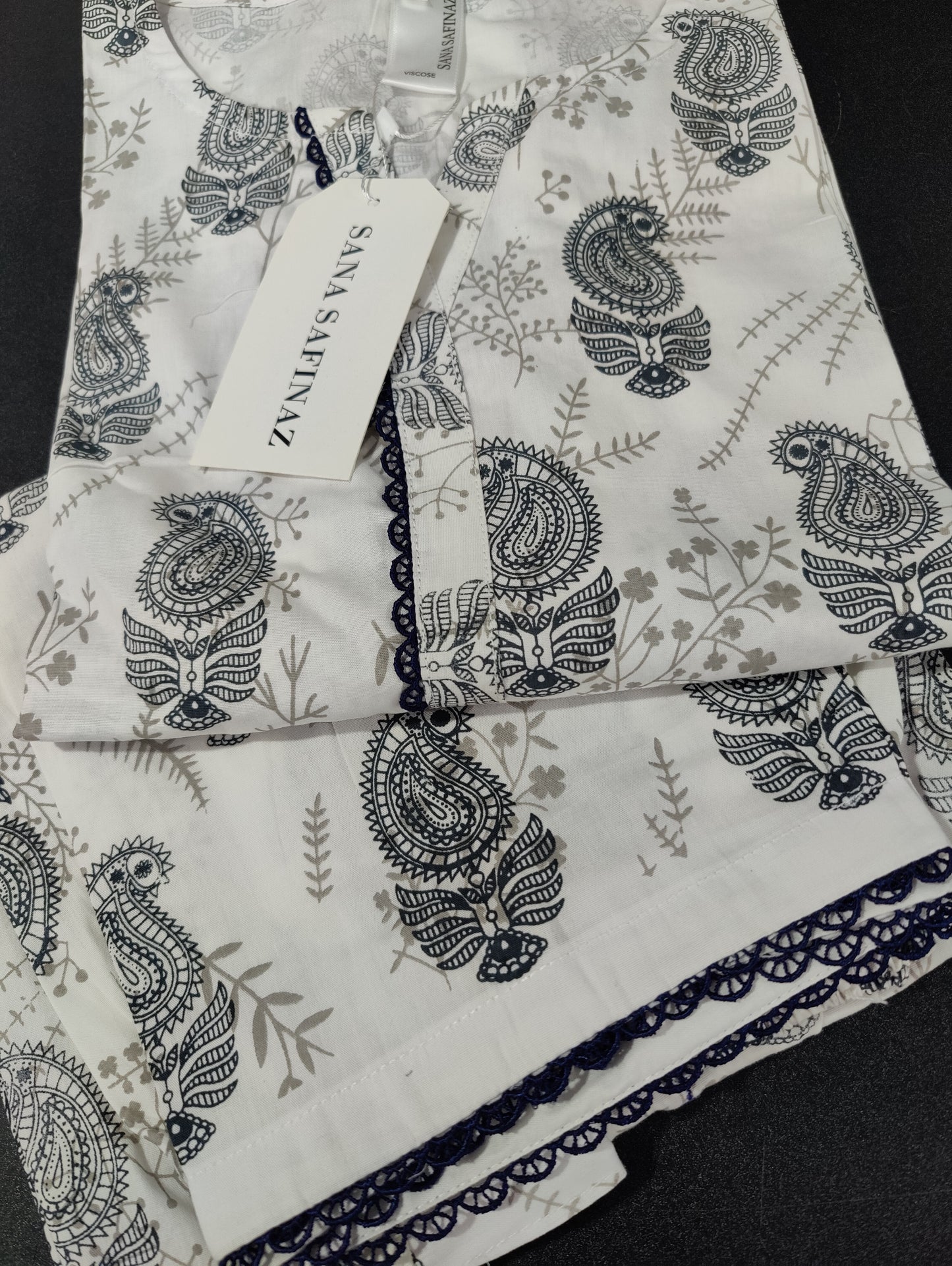 Sanasafinaz Printed  Stitched 2P