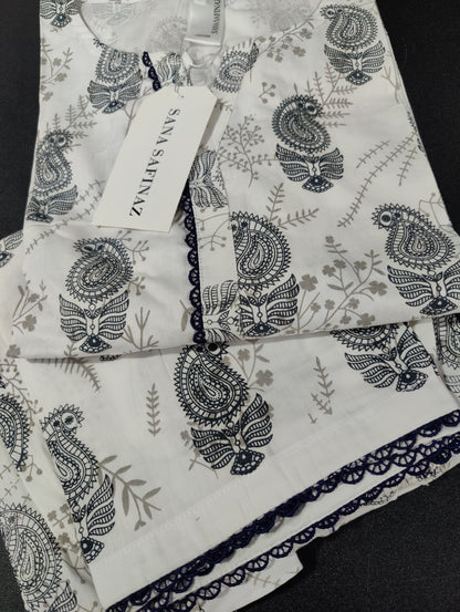 Sanasafinaz Printed  Stitched 2P