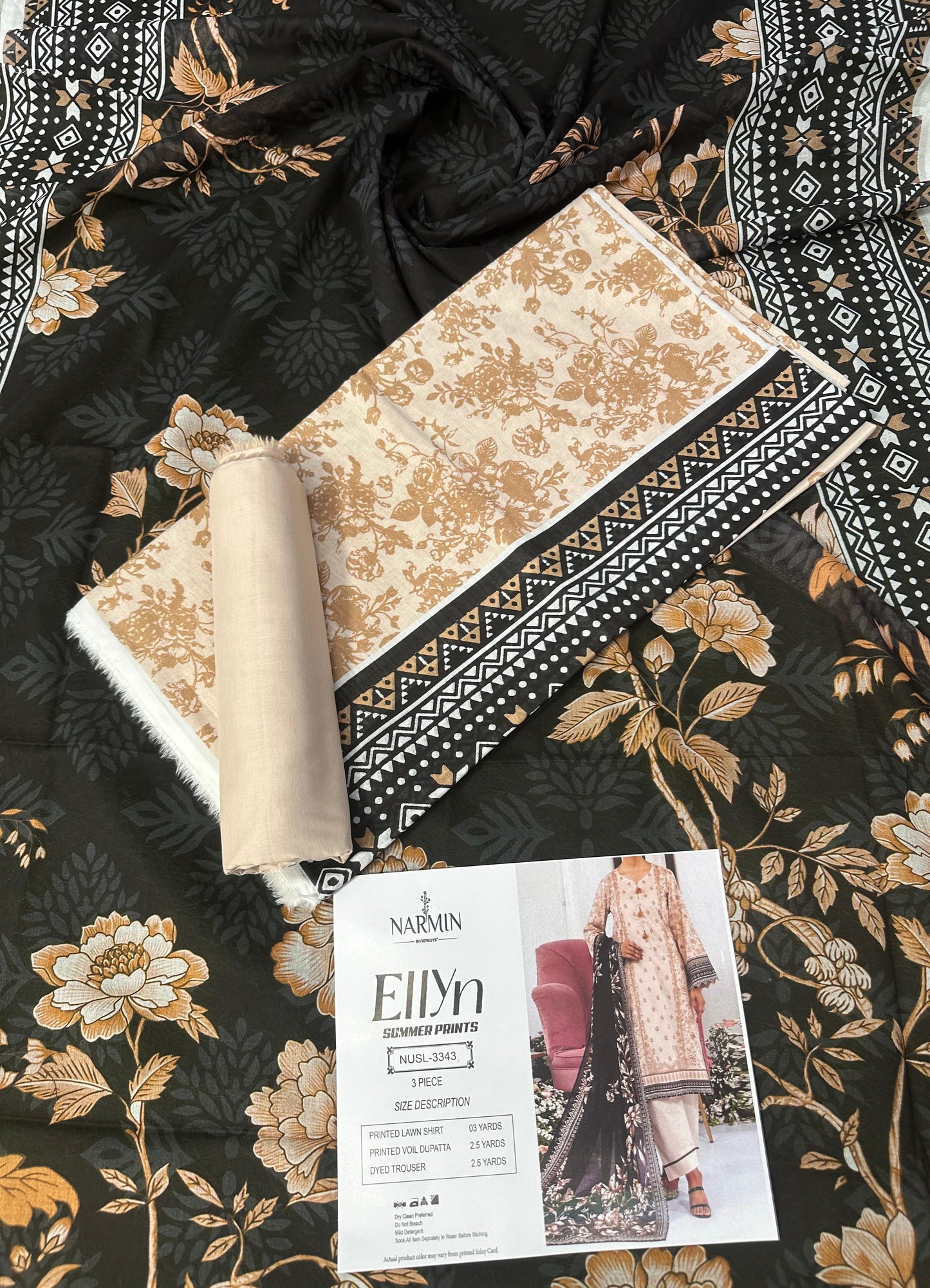 NARMIN Ellyn 100% Original Unstitched Lawn ❤️  by NARKINS