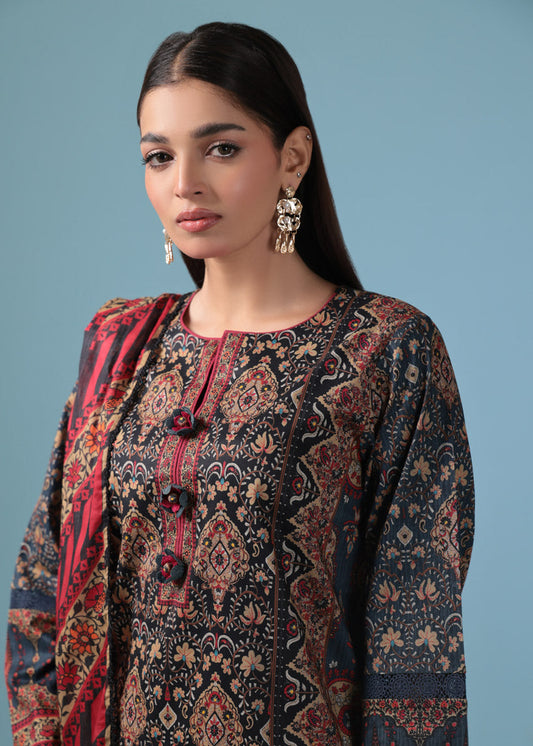 Bonanza Satrangi Unstitched Eclipse - 3 Pc (WU3PPBS25LIUN77) 🔥🥰
