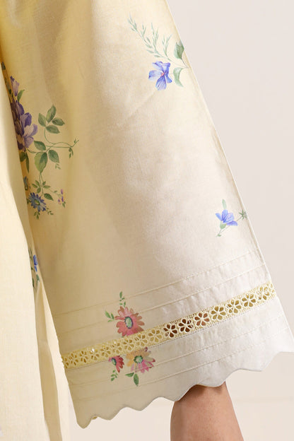 Saya Yellow 3PCs Printed Lawn Unstitched Collection