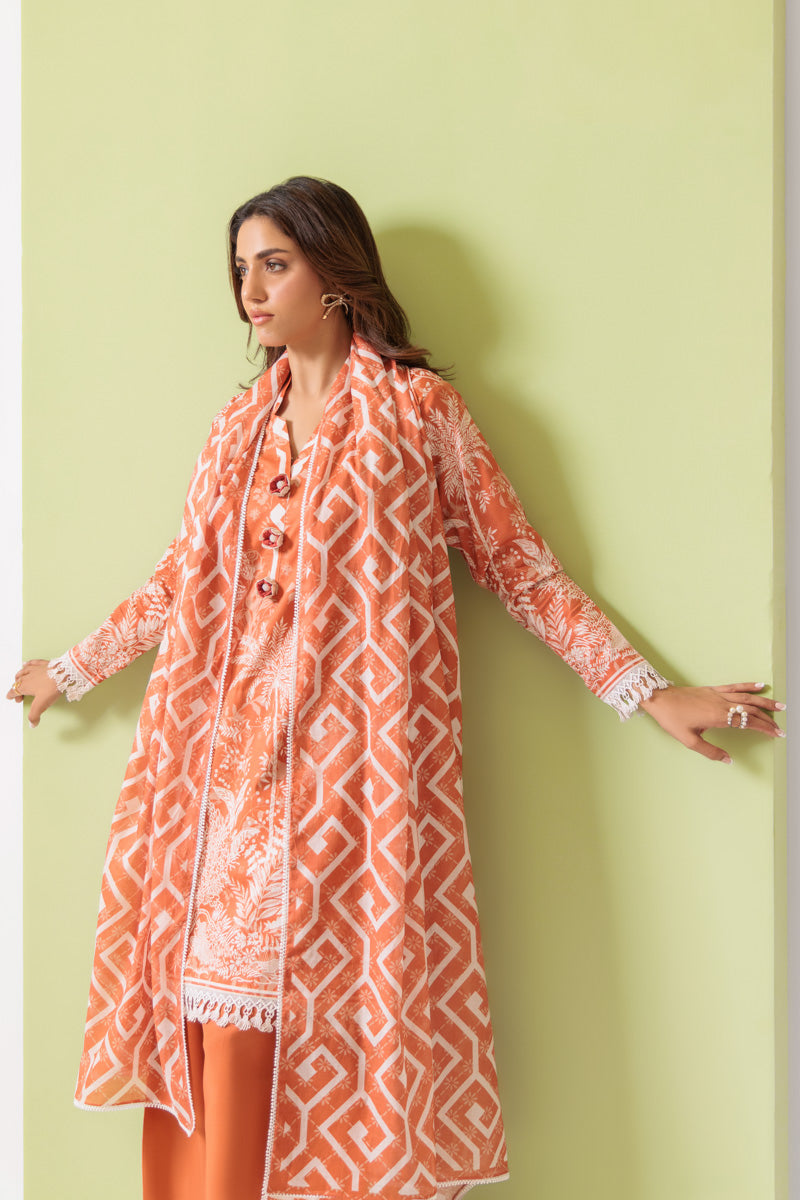 Bonanza Satrangi Unstitched Chinoiserie - 3 Pc (WU3PPBS25LIUN68)