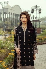 Lakhany BLACK Eid Collection Unstitched ChikanKari 3 Piece 🔥