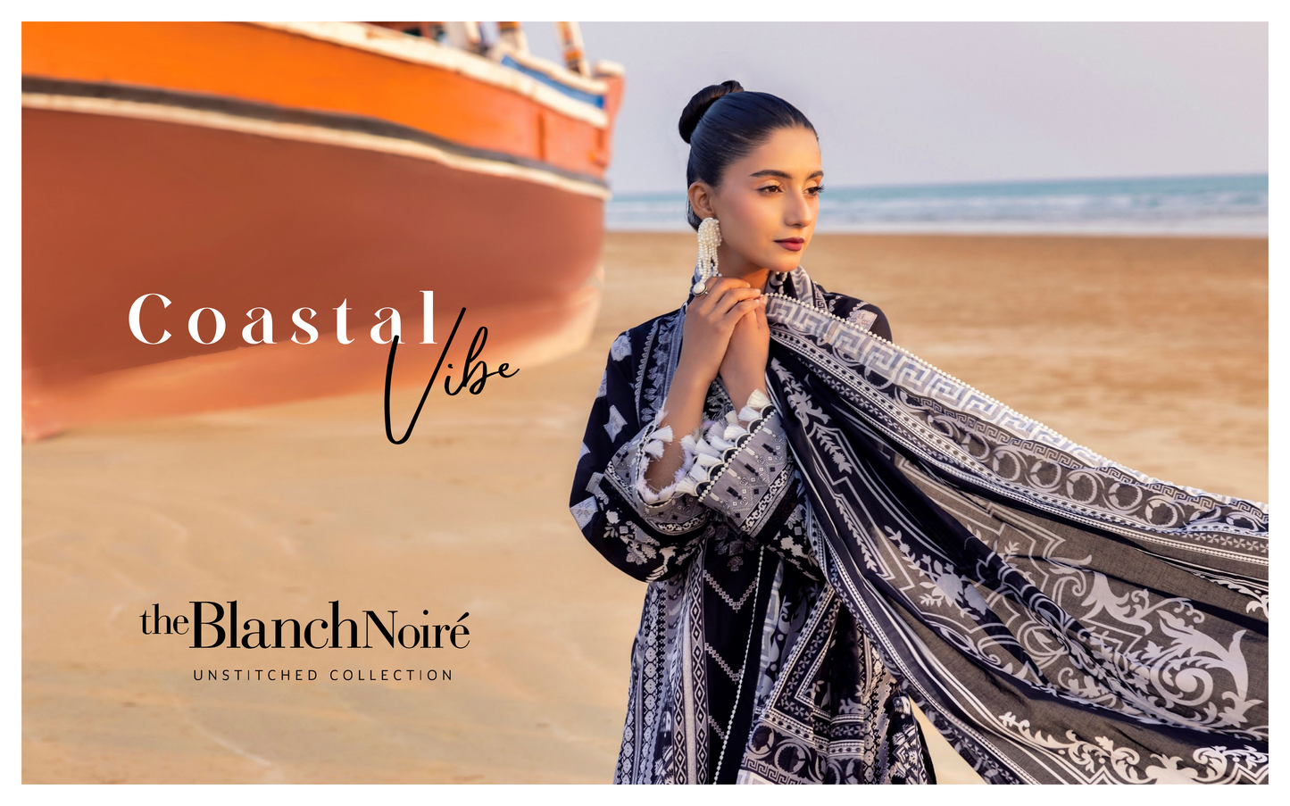 NOIR BLACK & WHITE COLLECTION 2025 BY GulAhmed 🔥❤️