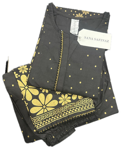Sanasafinaz DEFECTED Cords Cotton Printed Stitched 2P