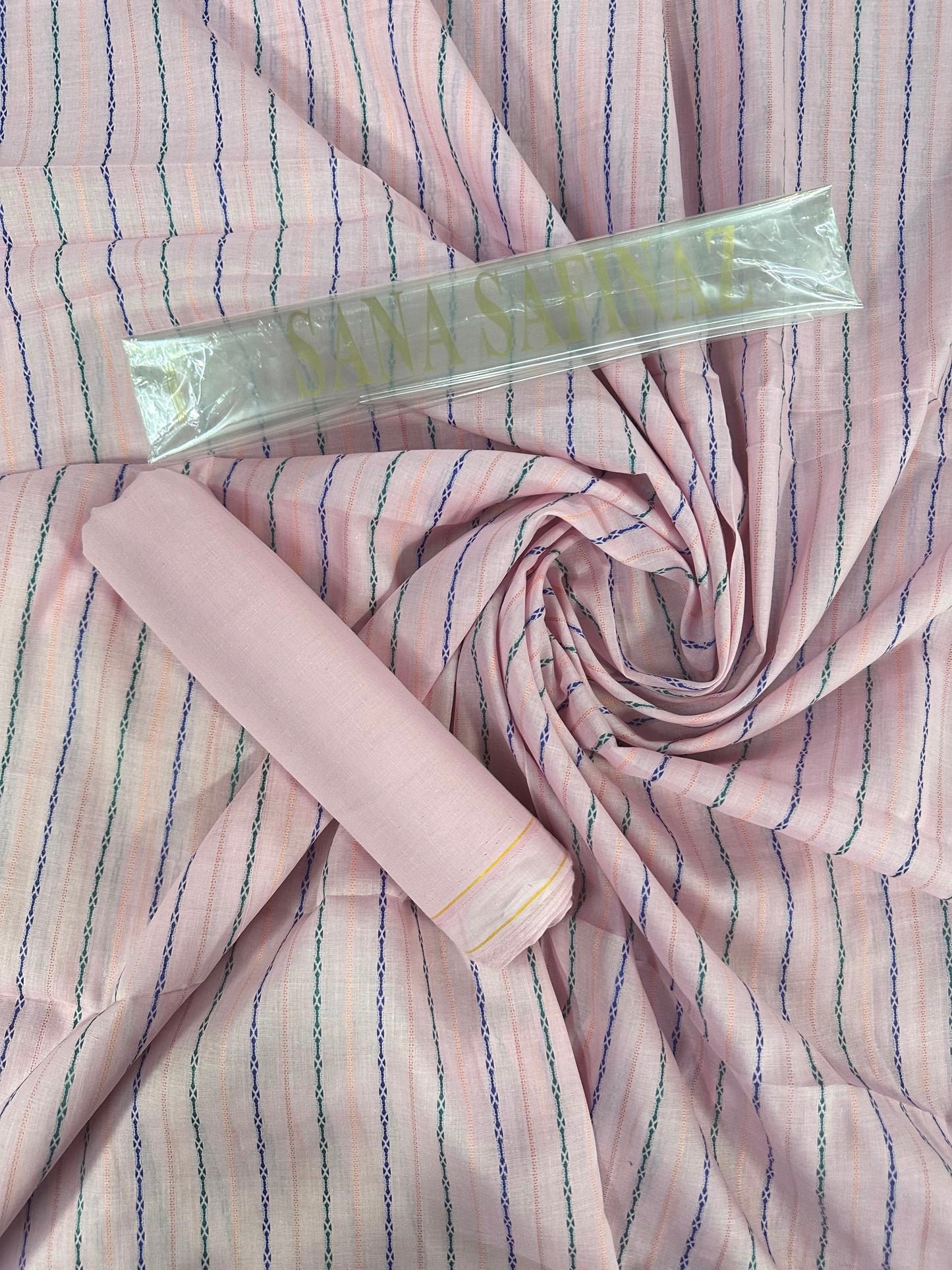 Sana Safinaz Pink Jacquard 2 Pcs