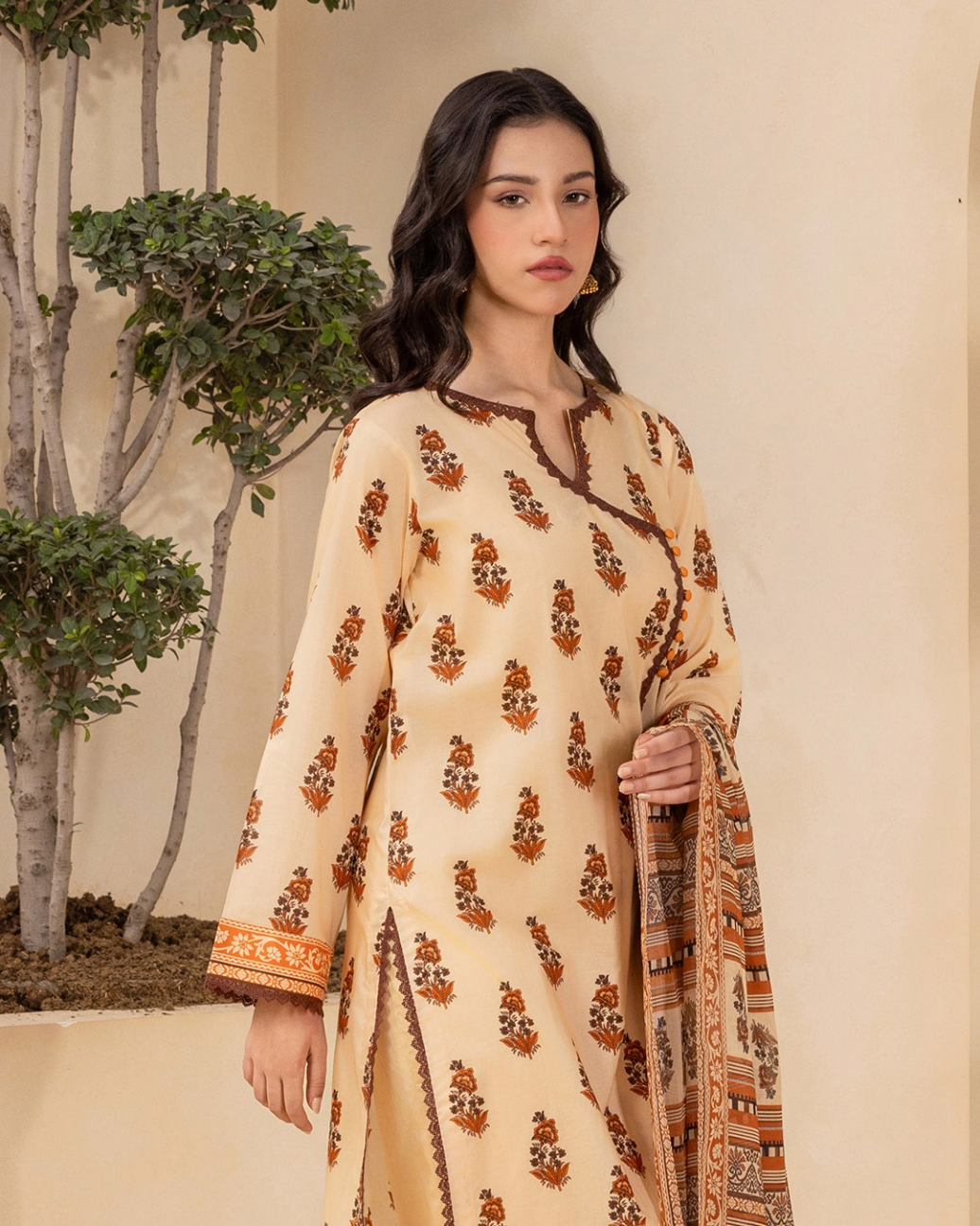 ZELLBURY Unstitched Lawn Collection 2026 Design #WUS26X30876