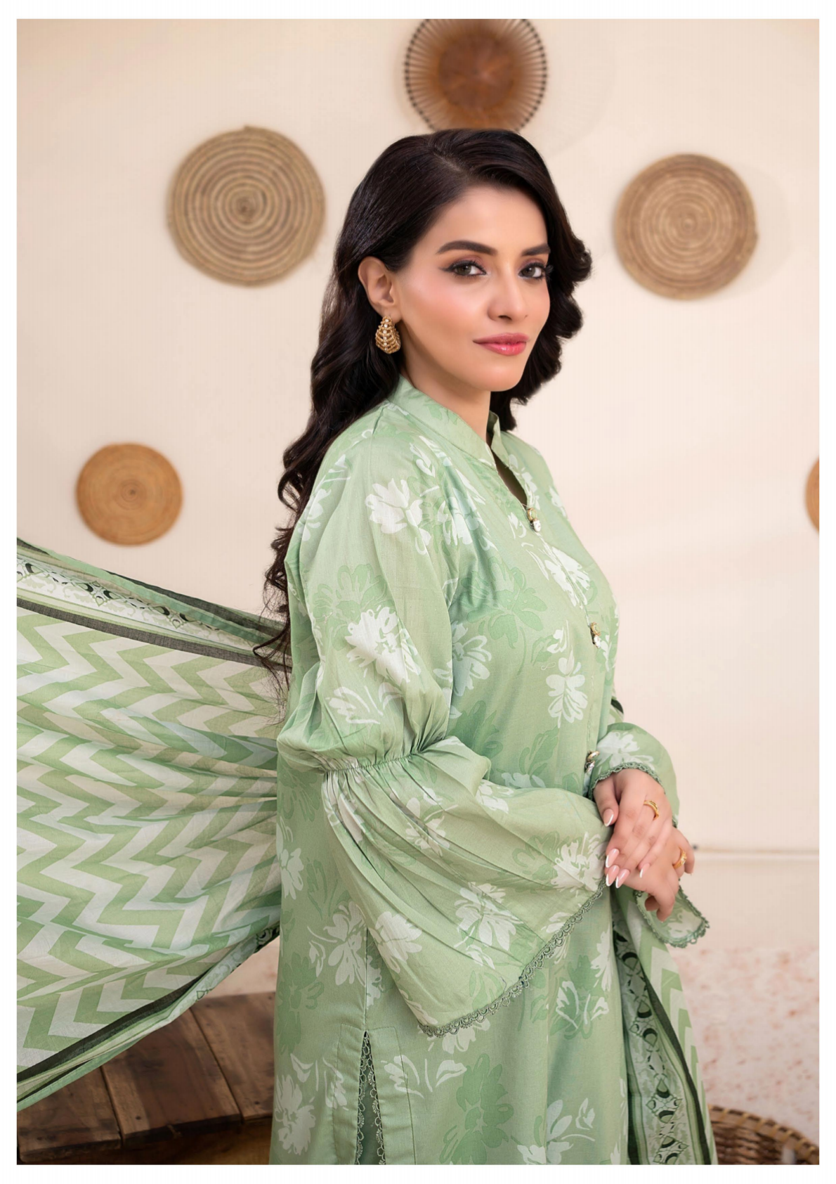 Bundle Of Zesh Unstitched Lawn 3 Piece in Wholesale Price 100% Original 🔥❤️