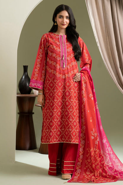 Zellbury Doriya Lawn 3 Pcs Unstitched Collection D.C:- WUS25X30443