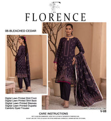 FLORENCE Vol.08  PURE LAWN 3 PIECE