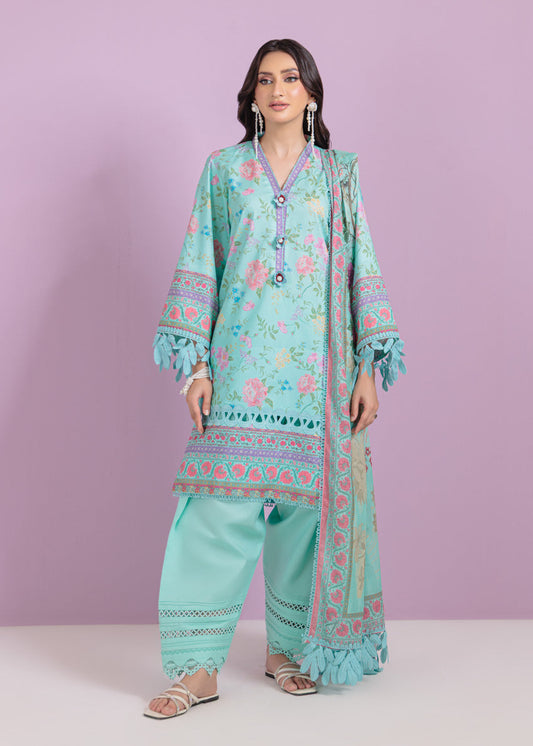 Bonanza Satrangi Unstitched Sadabahar - 3 Pc (WU3PPBS25LIUN10) 🔥🥰