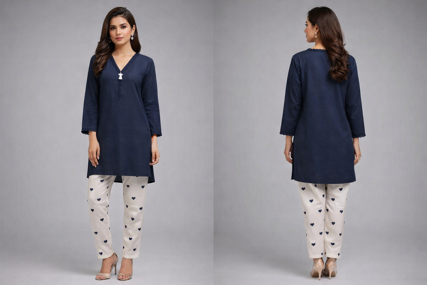 SANASAFINAZ Stitched CORDSET 2PCs Cotton – Ready to Wear