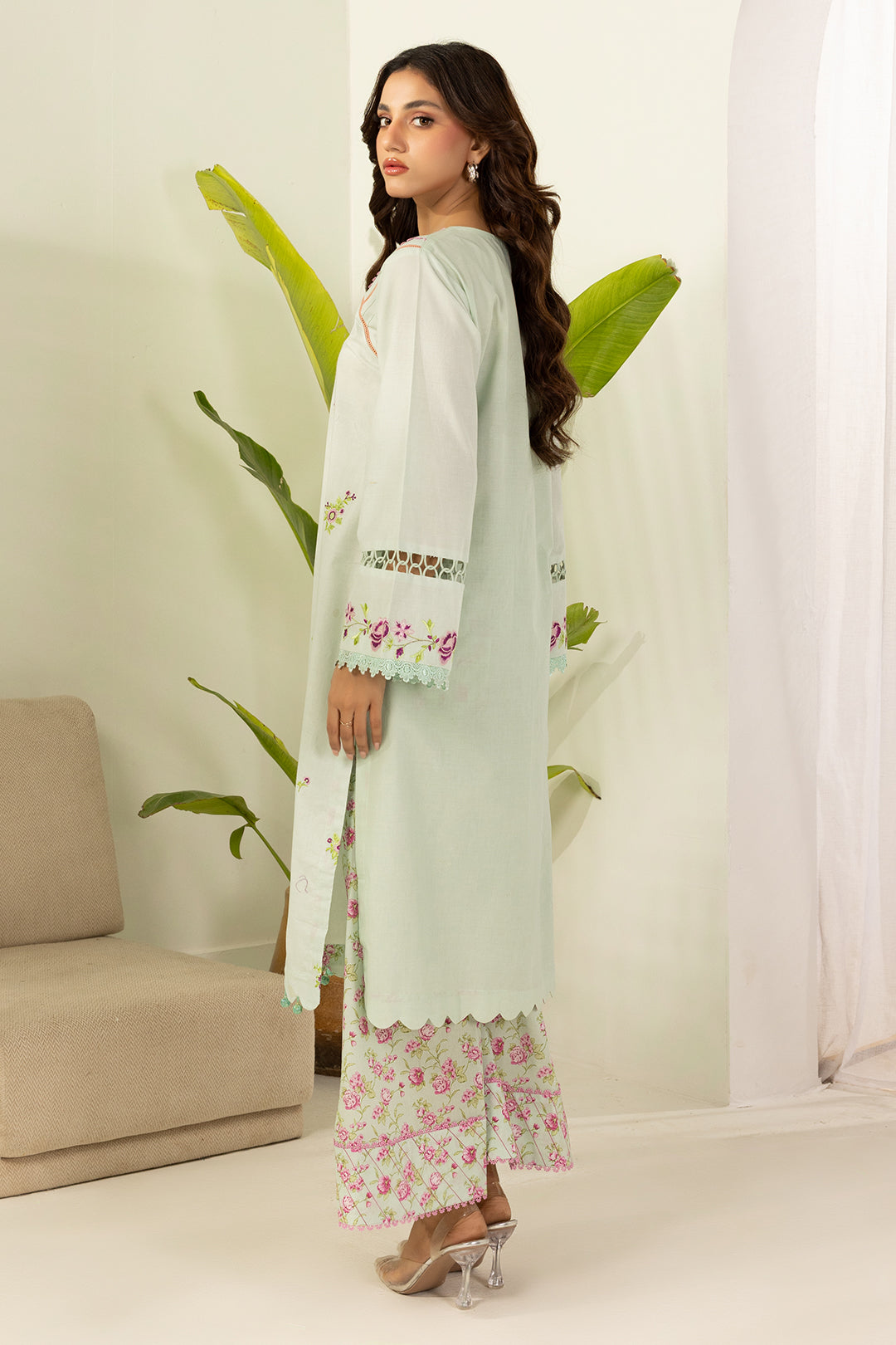 Zellbury D.C:-WUS26E20410   Dyed Embroidered Lawn 2Pcs Collection