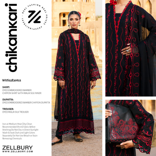 Zellbury Signature Luxury Festive Edit 2025  WUS25E30822 3 Piece ❤️