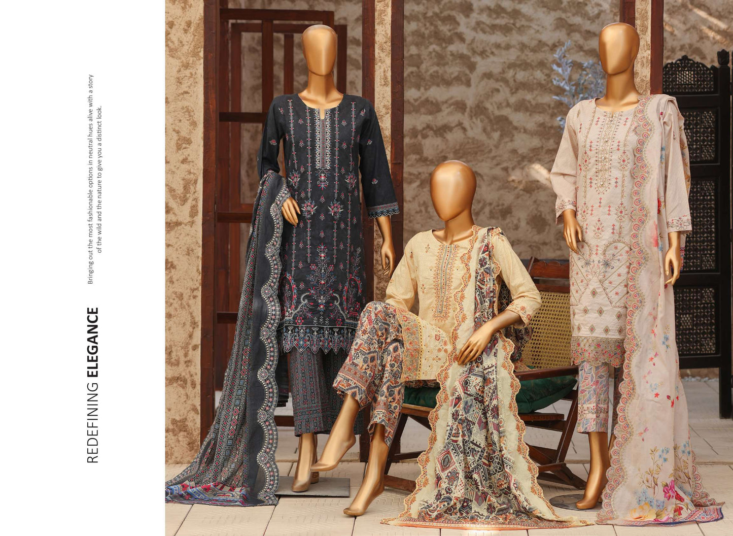 🌸 🌹 MTF – KASHNI ✨ Digital Printed Heavy Embroidered Lawn  2026
Collection ✨