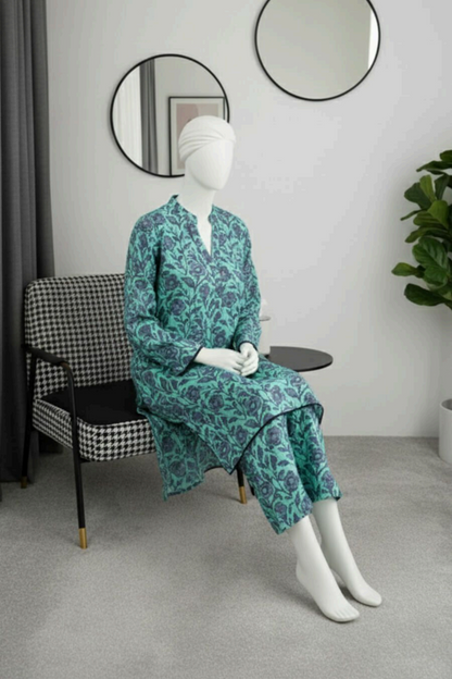 ALMEERAH  Stitched Lawn Cords Set 🔥 – Elegant, Comfortable & Ready to Wear.