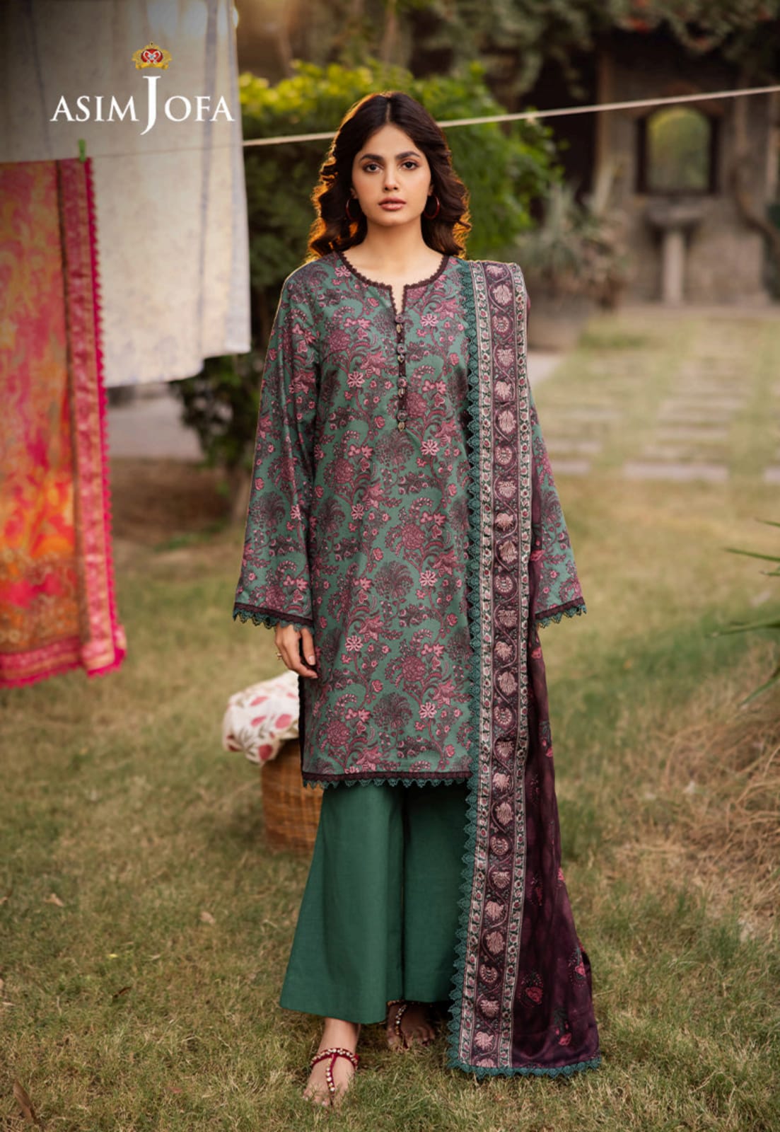 Asim Jofa Premium 3 Piece Unstitched Lawn Collection
