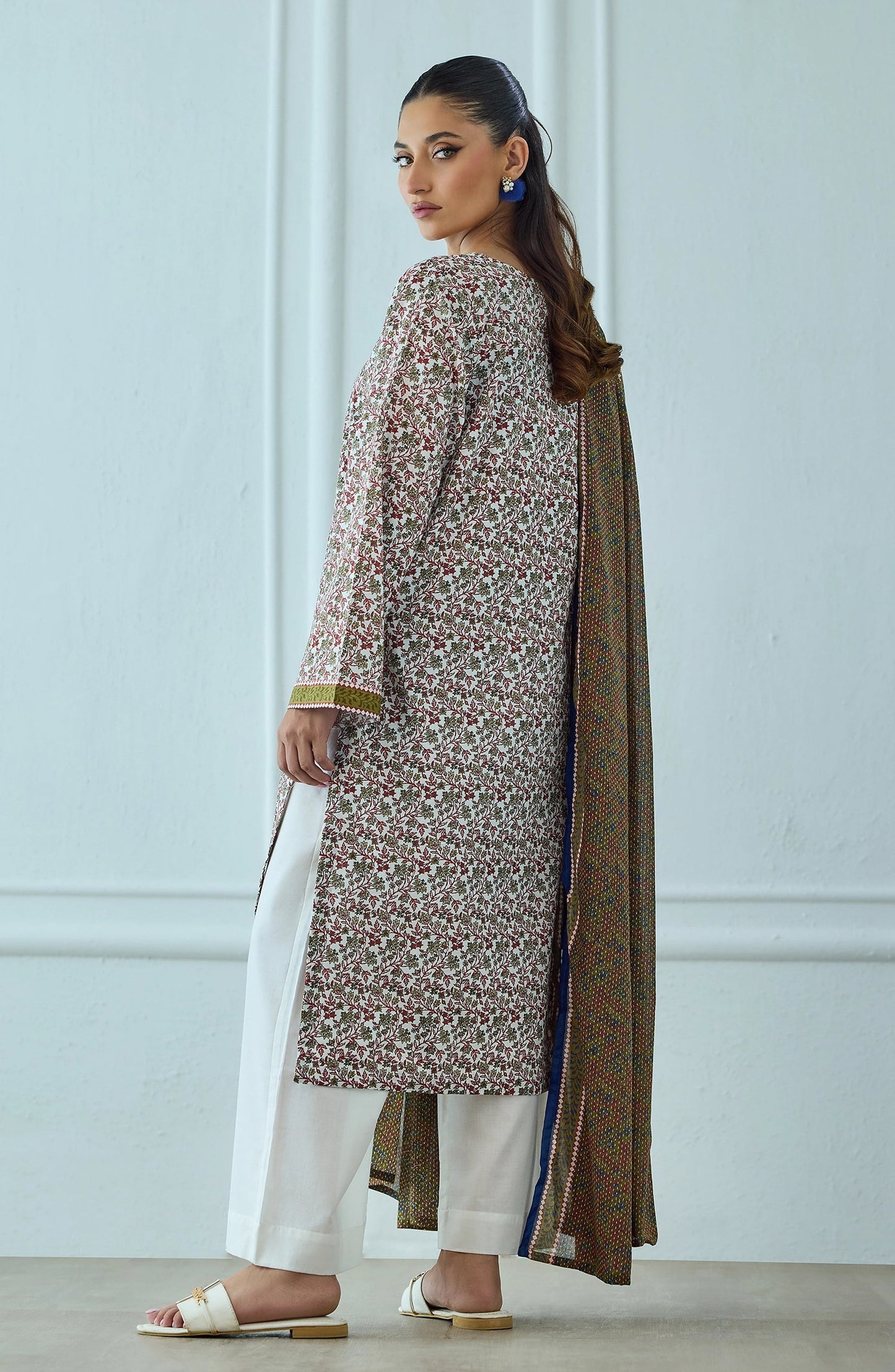 ✨ORIENT 100% ORIGINAL Unstitched Lawn 3 Piece✨ Design #OTL-25-563
