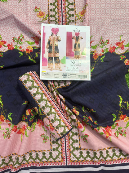 Almeerah - NOA 2 Pcs Unstitched collection Design No 5