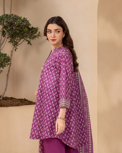 ZELLBURY Unstitched Lawn Collection 2026 Design #WUS26X30608