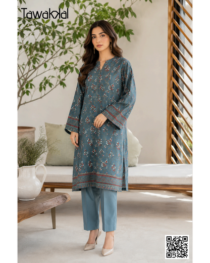 Tawakkal Green Stitched 2-Piece
