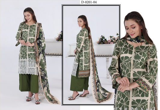 Luxury Summer Collection 
NAKSH KARI BY MOOSAJEE Design# D-0201-04
