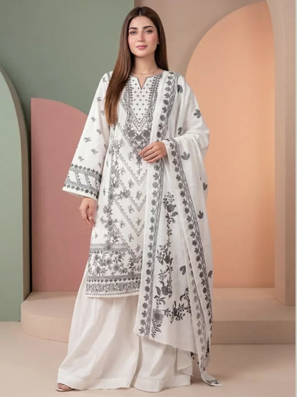Salitex Eshal(D.C:-SSW8U3P448) 3Pcs Unstitched Printed Lawn Collection