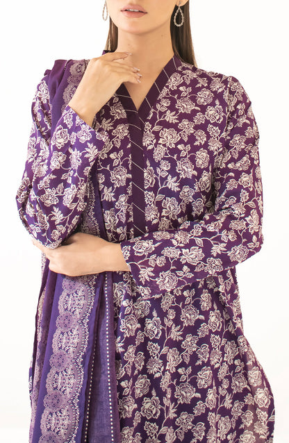Orient Unstitched Lawn 3 Piece Collection D.C:- OTL-24-420