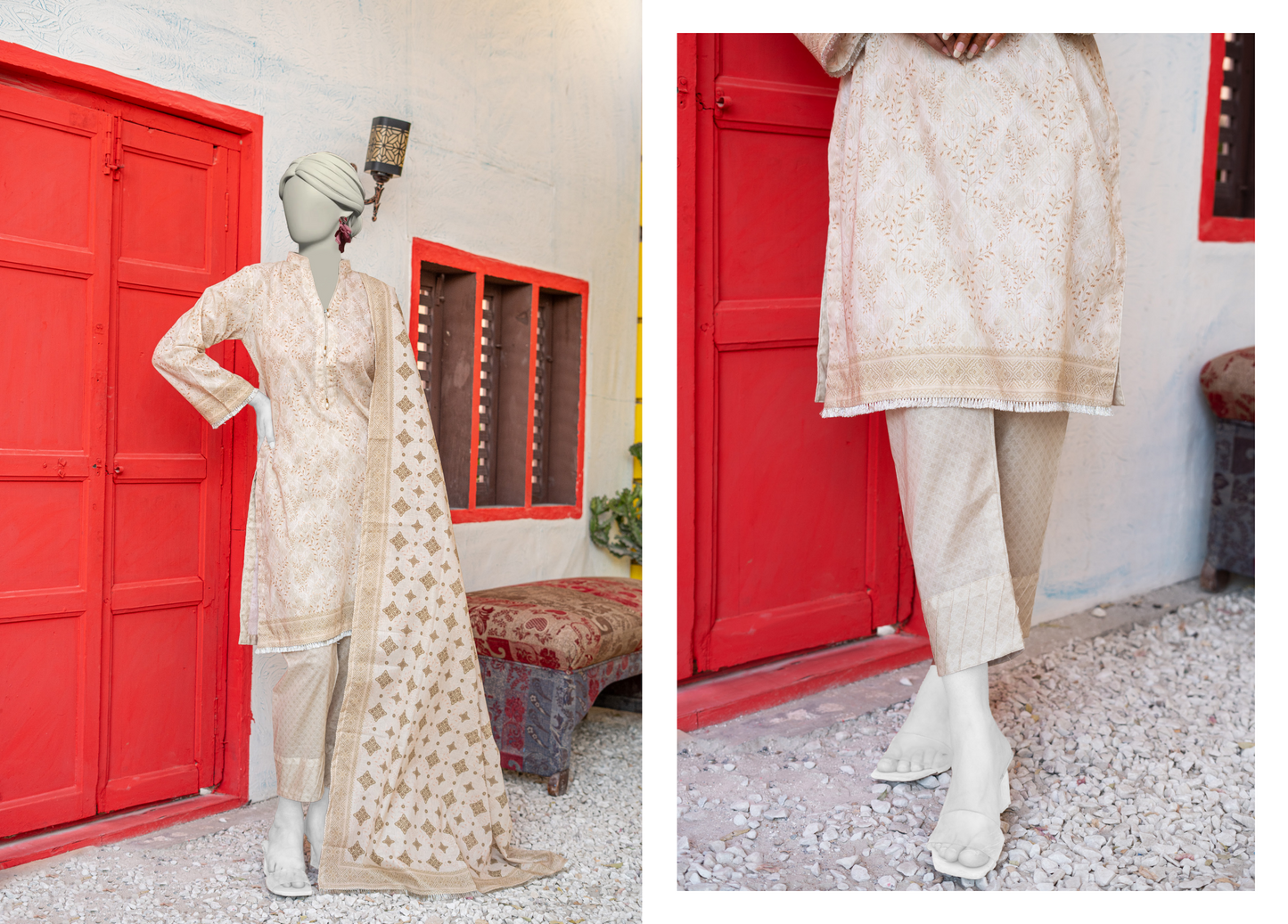 HAYA Fresh Arrival – Digital Printed MEKO Lawn 3PC Collection Design# 7