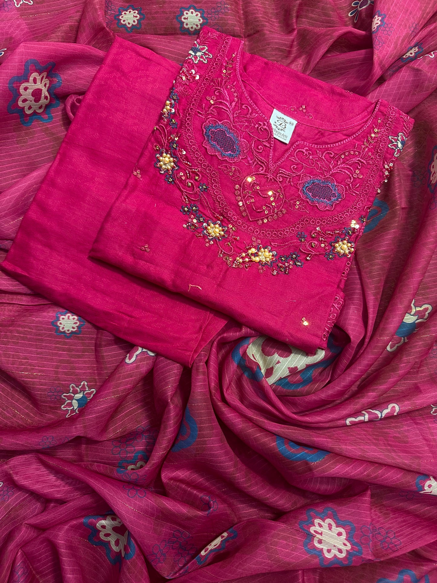 BQ EMBROIDERY STITCHED 3PCS RANDOMLY ANY COLOR/ ANY DESIGN
